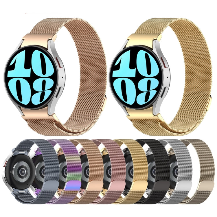 For Samsung Galaxy Watch  7 40 / 44mm Milan Magnetic Quick Release Stainless Steel Watch Band(Gold) - free shipping - PMC TechLife - Order now!