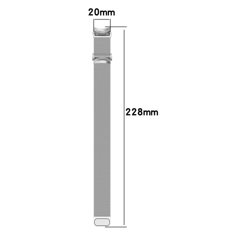 For Samsung Galaxy Watch FE 40mm Milan Magnetic Quick Release Stainless Steel Watch Band(Rose Gold) - free shipping - PMC TechLife - Order now!