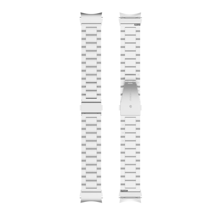 For Samsung Galaxy Watch Ultra 47mm / Ultra 2025 Three Bead Stainless Steel Metal Watch Strap(Silver) - free shipping - PMC TechLife - Order now!