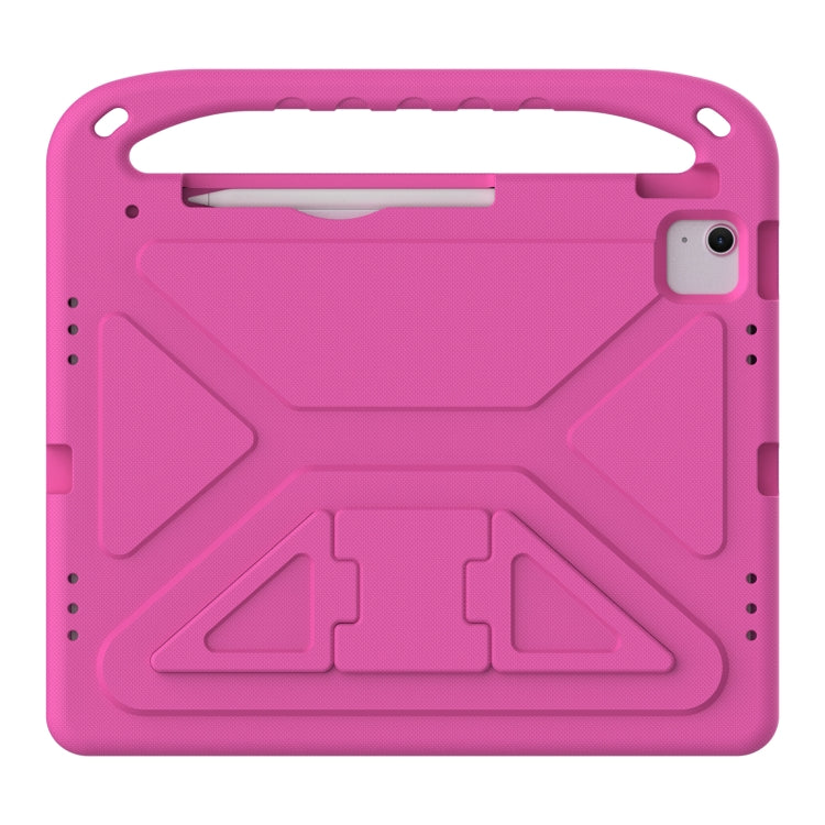 For iPad Air 13 2025 / 2024 Handle EVA Shockproof Tablet Case with Holder(RoseRed) - iPad Air 13 2025 / 2024 Cases by PMC TechLife | Online Shopping South Africa | PMC TechLife | Buy Now Pay Later Mobicred