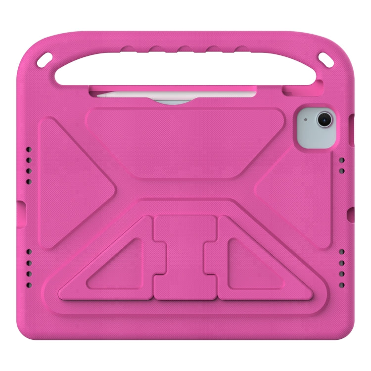 For iPad Air 11 / Pro 11 2024 Handle EVA Shockproof Tablet Case with Holder(RoseRed) - iPad Air 11 2024 Cases by PMC TechLife | Online Shopping South Africa | PMC TechLife | Buy Now Pay Later Mobicred