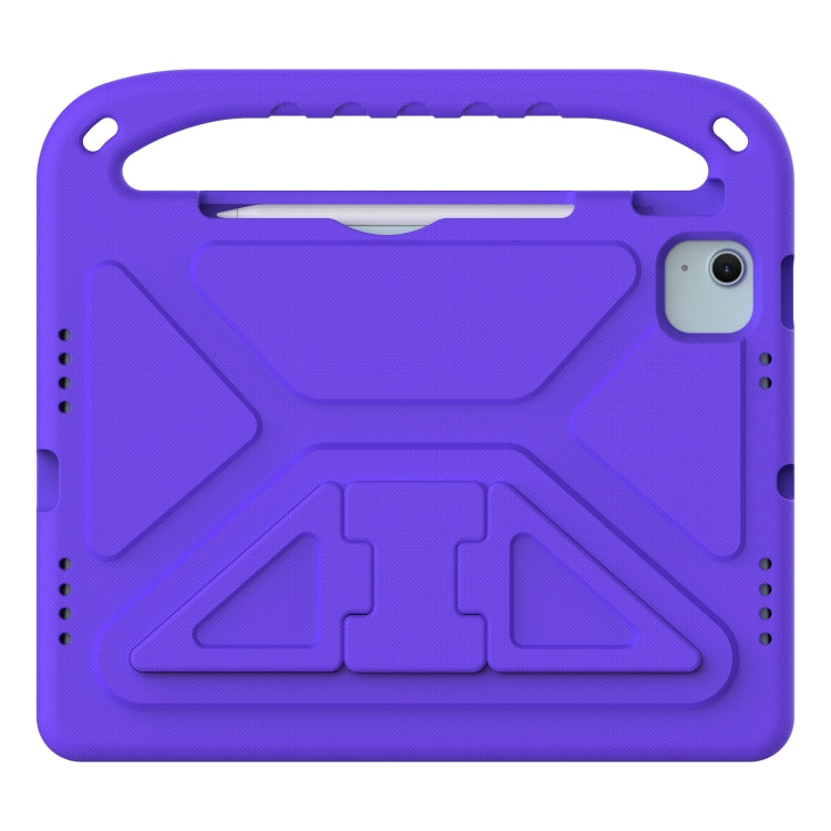 For iPad Air 11 2025 / 2024 / Pro 11 2024 Handle EVA Shockproof Tablet Case with Holder(Purple) - free shipping - PMC TechLife - Order now!