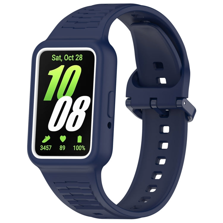For Samsung Galaxy Fit3 Two Color Frame Integrated Silicone Watch Band(Midnight Blue) - free shipping - PMc TechLife - Order now!