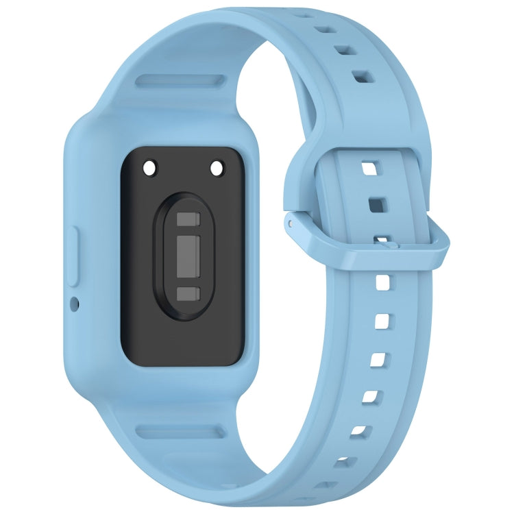 For Samsung Galaxy Fit3 Two Color Frame Integrated Silicone Watch Band(Sky Blue) - free shipping - PMc TechLife - Order now!