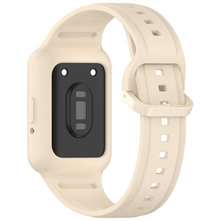 For Samsung Galaxy Fit3 Two Color Frame Integrated Silicone Watch Band(Dream White) - free shipping - PMc TechLife - Order now!