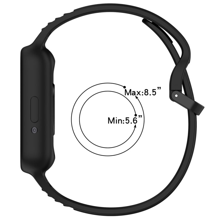 For Samsung Galaxy Fit3 Two Color Frame Integrated Silicone Watch Band(Red) - free shipping - PMc TechLife - Order now!