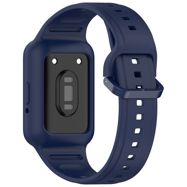 For  Huawei Band 9 NFC Two Color Frame Integrated Silicone Watch Band(Midnight Blue) - free shipping - PMc TechLife - Order now!