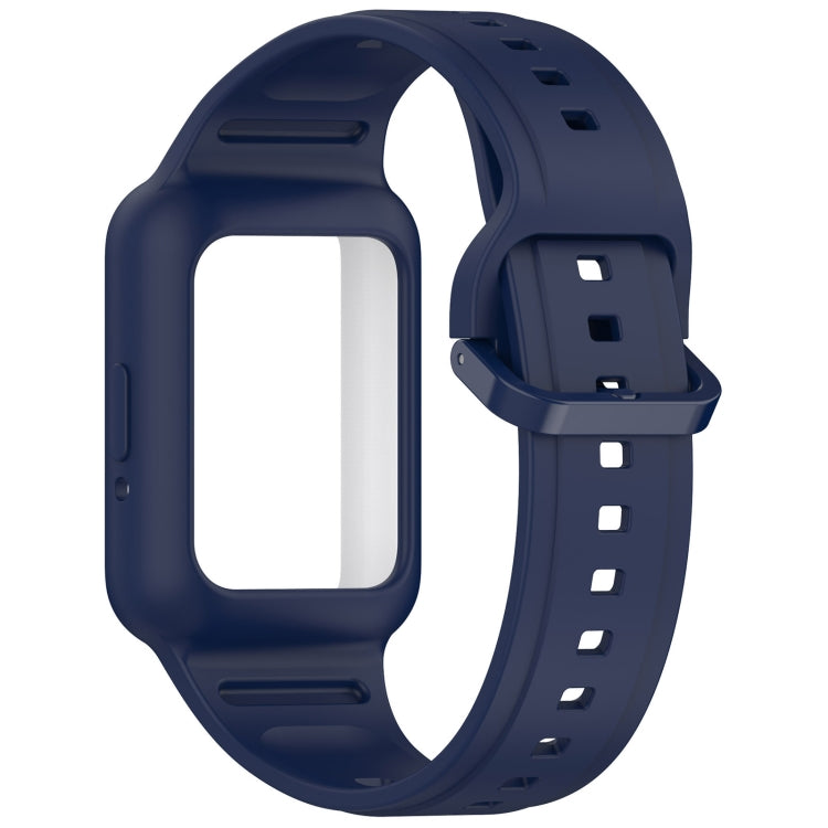 For  Huawei Band 9 Two Color Frame Integrated Silicone Watch Band(Midnight Blue) - free shipping - PMc TechLife - Order now!