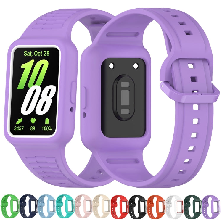 For  Huawei Band 8 Two Color Frame Integrated Silicone Watch Band(Black) - Watch Bands by PMc TechLife | Online Shopping South Africa | PMc TechLife | Buy Now Pay Later Mobicred