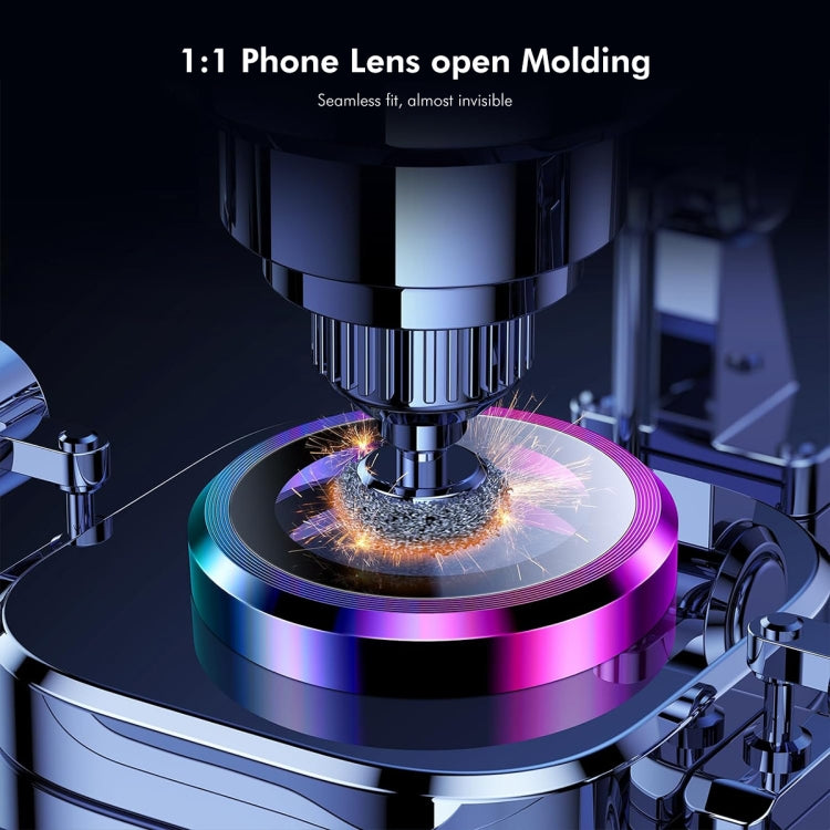 For iPhone 16 / 16 Plus ENKAY Hat-Prince AR 9H Rear Lens Aluminium Alloy Tempered Glass Film(Silver) - iPhone 16 Tempered Glass by ENKAY | Online Shopping South Africa | PMC TechLife | Buy Now Pay Later Mobicred