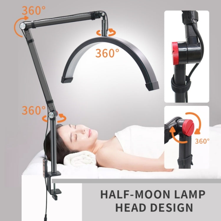 HD-M3X Pro 16 inch Adjustable Brightness Beauty Light Half Moon Light Eyelash Tech Lamp, Plug:UK Plug(White) - Selfie Light by PMC TechLife | Online Shopping South Africa | PMC TechLife | Buy Now Pay Later Mobicred