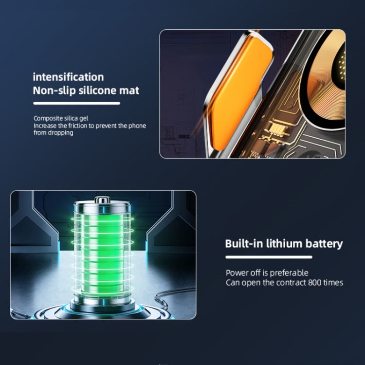 C1 Car Wireless 66W Fast Charger Phone Holder Infrared Sensor Punk Style(Black) - Car Charger by PMC TechLife | Online Shopping South Africa | PMC TechLife | Buy Now Pay Later Mobicred