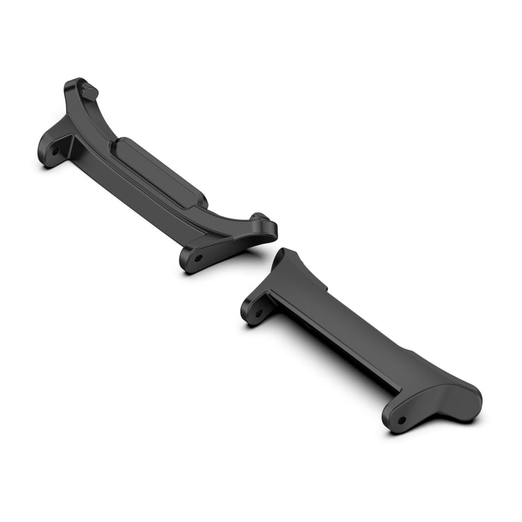 For Samsung Galaxy Watch Ultra 47mm 1 Pair 22mm Stainless Steel Metal Watch Band Connector(Black) - Watch Bands by PMc TechLife | Online Shopping South Africa | PMc TechLife | Buy Now Pay Later Mobicred