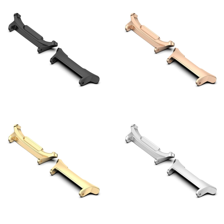 For Samsung Galaxy Watch Ultra 47mm 1 Pair 22mm Stainless Steel Metal Watch Band Connector(Gold) - Watch Bands by PMc TechLife | Online Shopping South Africa | PMc TechLife | Buy Now Pay Later Mobicred