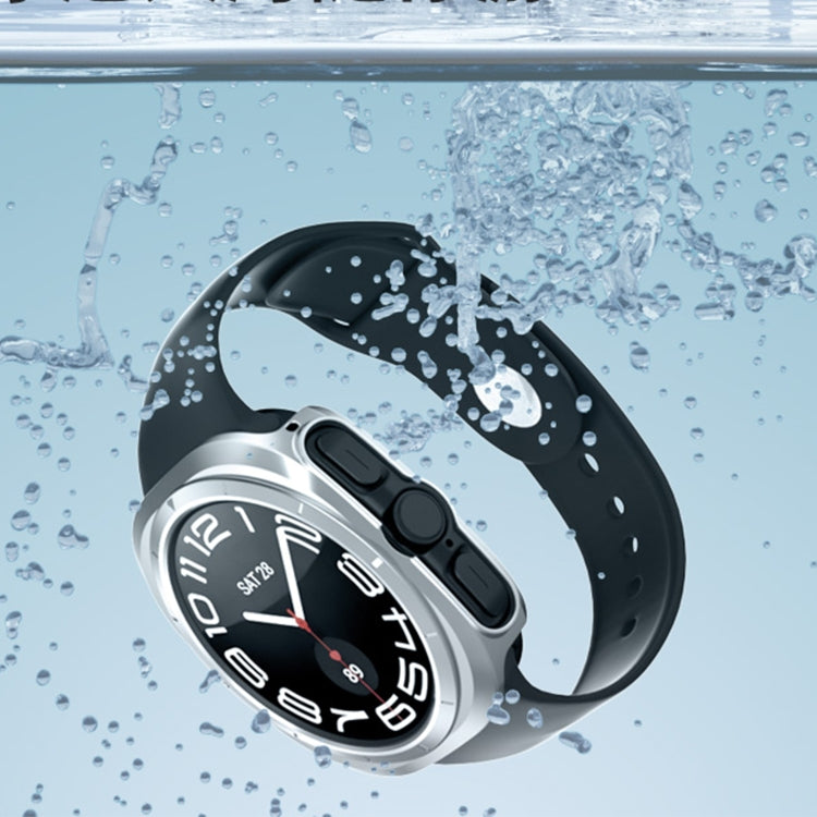 For Samsung Galaxy Watch Ultra 47mm Hollowed PC Watch Protective Case(Green) - Watch Cases by PMC TechLife | Online Shopping South Africa | PMC TechLife | Buy Now Pay Later Mobicred