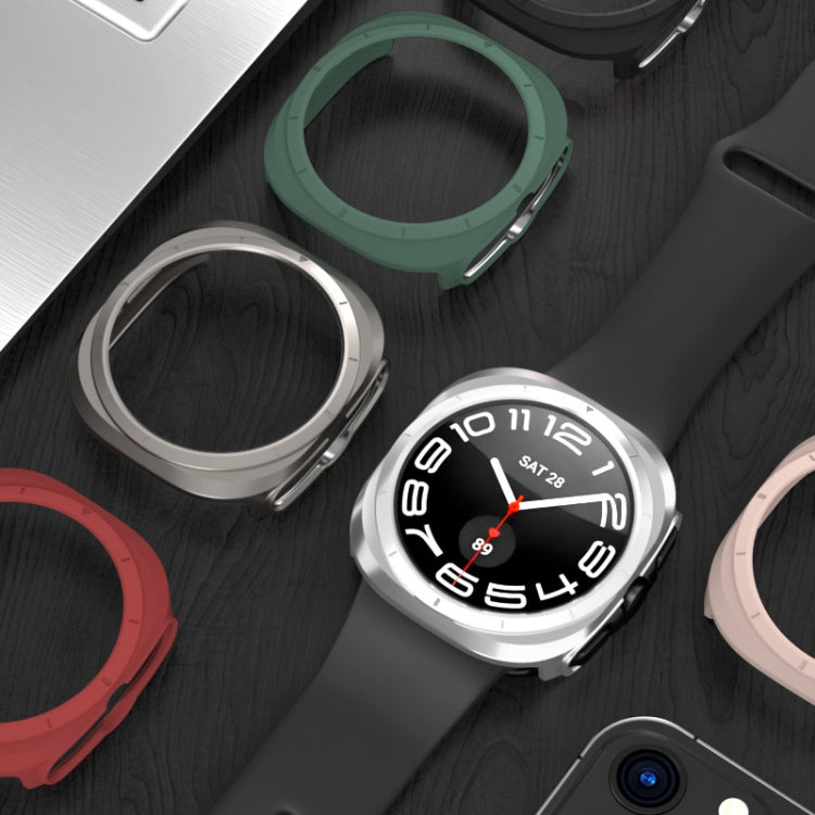 For Samsung Galaxy Watch Ultra 47mm Hollowed PC Watch Protective Case(Transparent) - Watch Cases by PMC TechLife | Online Shopping South Africa | PMC TechLife | Buy Now Pay Later Mobicred
