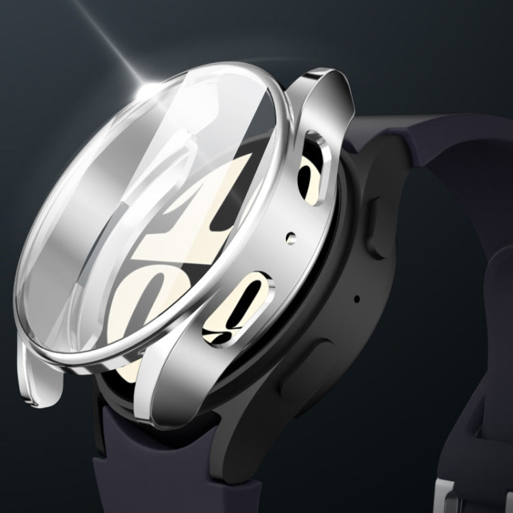 For Samsun Galaxy Watch 7 44mm Full Coverage TPU Electroplated Watch Protective Case(Pink) - free shipping - PMC TechLife - Order now!