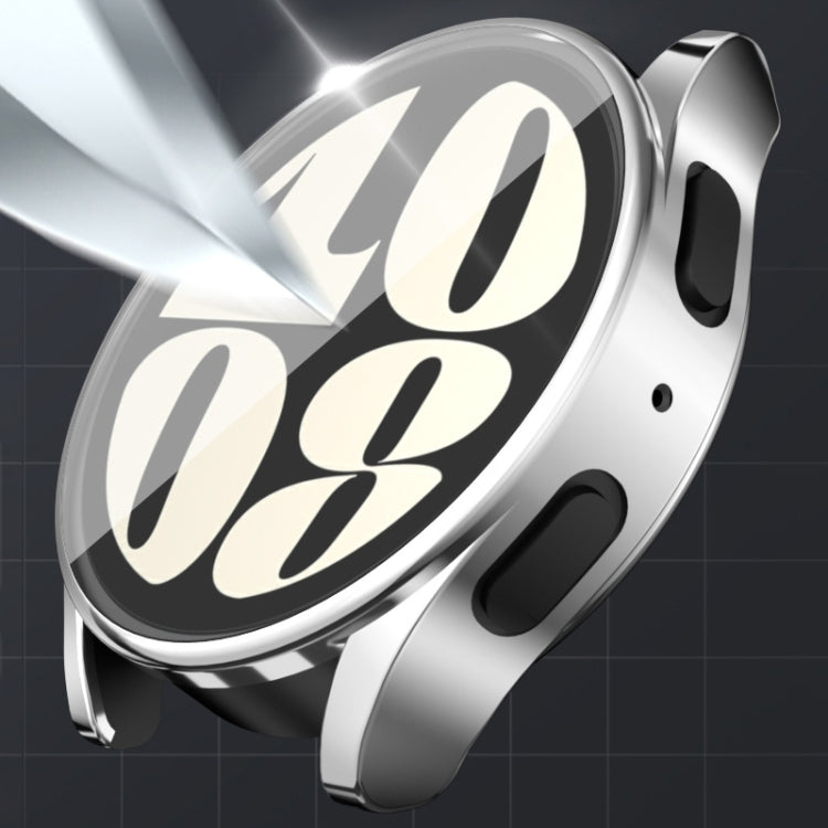 For Samsun Galaxy Watch 7 44mm Full Coverage TPU Electroplated Watch Protective Case(Rose Gold) - Watch Cases by PMC TechLife | Online Shopping South Africa | PMC TechLife | Buy Now Pay Later Mobicred