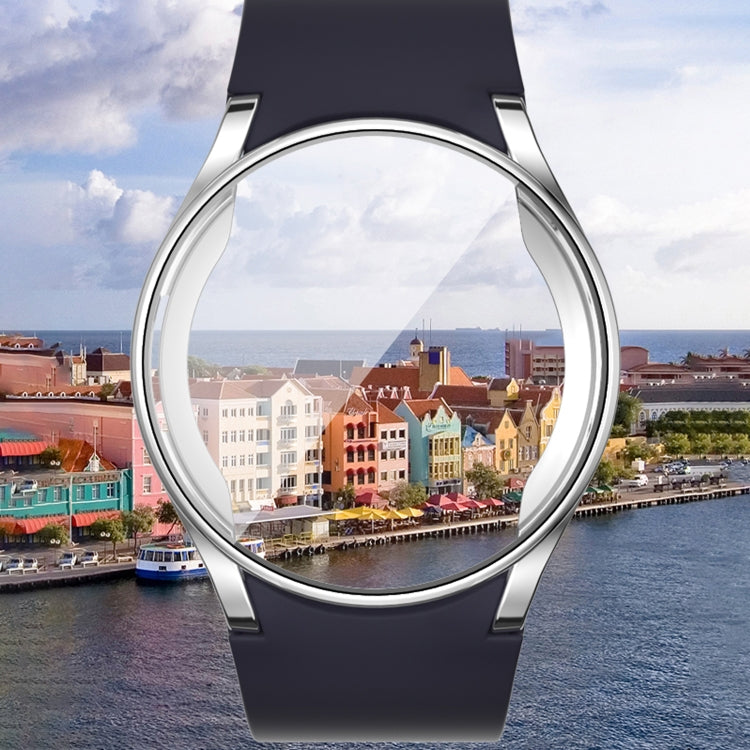 For Samsun Galaxy Watch 7 40mm Full Coverage TPU Electroplated Watch Protective Case(Green) - Watch Cases by PMC TechLife | Online Shopping South Africa | PMC TechLife | Buy Now Pay Later Mobicred