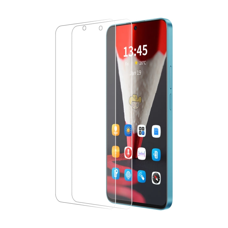 For Google Pixel 9 2pcs ENKAY 9H Big Arc Edge High Aluminum-silicon Tempered Glass Film - Google Tempered Glass by ENKAY | Online Shopping South Africa | PMC TechLife | Buy Now Pay Later Mobicred