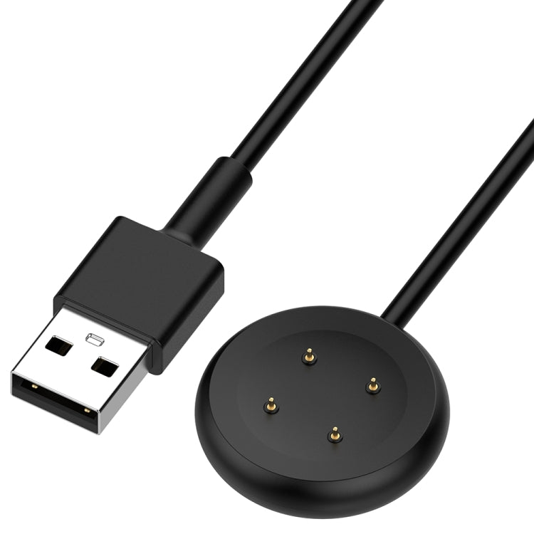 For Fitbit Ace LTE USB-A Interface Smart Watch Magnetic Charging Cable(Black) - Charger by PMC TechLife | Online Shopping South Africa | PMC TechLife | Buy Now Pay Later Mobicred
