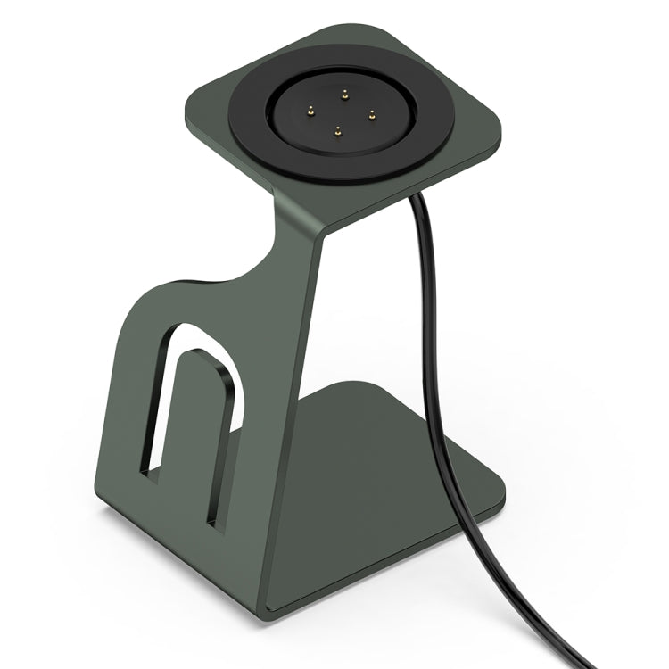 For  Fitbit Ace LTE Aluminum Alloy Watch Charging Stand with Charger(Gray) - Charger by PMC TechLife | Online Shopping South Africa | PMC TechLife | Buy Now Pay Later Mobicred