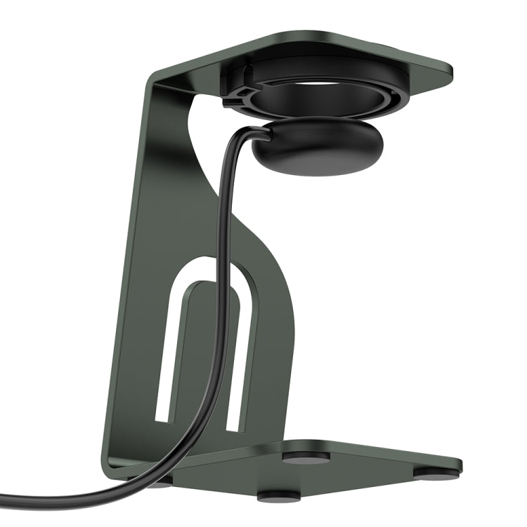 For  Fitbit Ace LTE Aluminum Alloy Watch Charging Stand with Charger(Gray) - Charger by PMC TechLife | Online Shopping South Africa | PMC TechLife | Buy Now Pay Later Mobicred