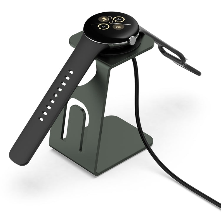 For  Fitbit Ace LTE Aluminum Alloy Watch Charging Stand with Charger(Gray) - Charger by PMC TechLife | Online Shopping South Africa | PMC TechLife | Buy Now Pay Later Mobicred