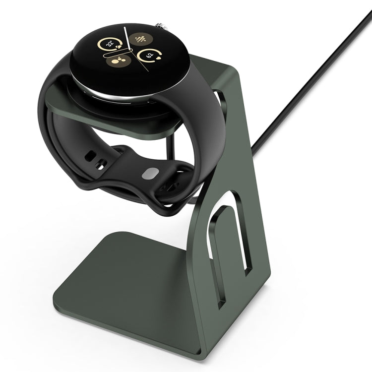 For  Fitbit Ace LTE Aluminum Alloy Watch Charging Stand with Charger(Gray) - Charger by PMC TechLife | Online Shopping South Africa | PMC TechLife | Buy Now Pay Later Mobicred