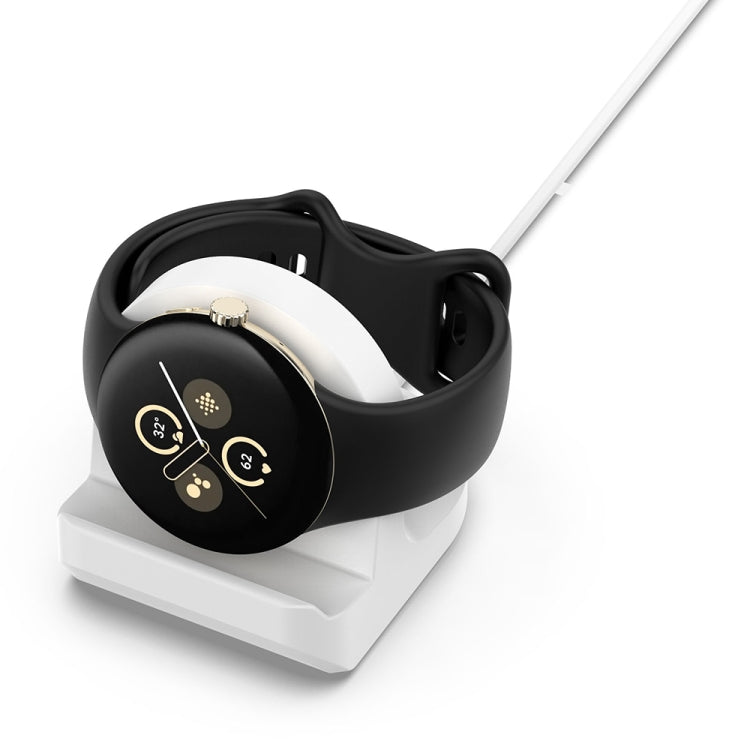 For Fitbit Ace LTE Smart Watch Silicone Charging Bracket with Charger(White) - Charger by PMC TechLife | Online Shopping South Africa | PMC TechLife | Buy Now Pay Later Mobicred