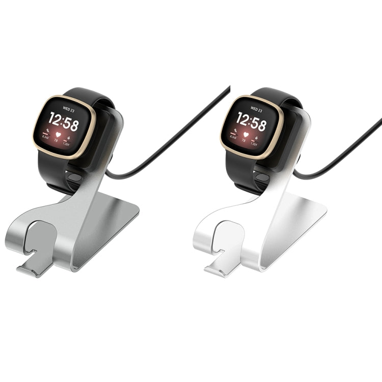 For  Fitbit Ace LTE Aluminum Alloy Metal Bracket Watch Charger, Length: 1.5m(Gray) - Charger by PMC TechLife | Online Shopping South Africa | PMC TechLife | Buy Now Pay Later Mobicred