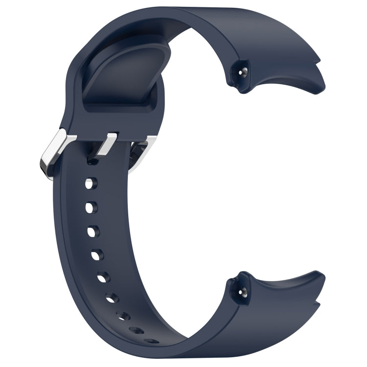 For Samsung Galaxy Watch FE 40mm Solid Color Silver Buckle Quick Release Silicone Watch Band(Midnight Blue) - free shipping - PMC TechLife - Order now!