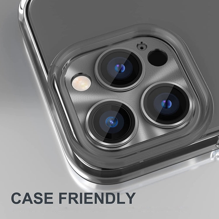 For iPhone 16 / 16 Plus ENKAY Aluminium Alloy Tempered Glass Lens Cover Film(Black) - free shipping - PMC TechLife - Order now!