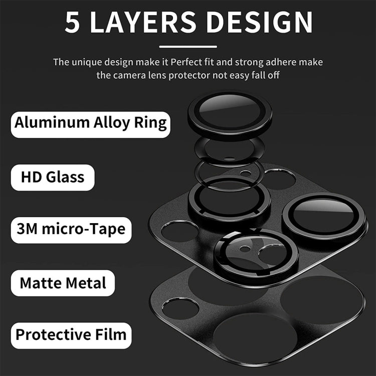 For iPhone 16 / 16 Plus ENKAY Anti-reflection Camera Lens Aluminium Alloy Tempered Glass Film(Yellow) - free shipping - PMC Jewellery - Order now!