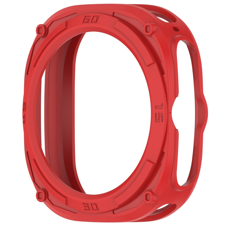 For Samsung Galaxy Watch Ultra 47mm Armored TPU Watch Protective Case(Red) - free shipping - PMC Jewellery - Order now!
