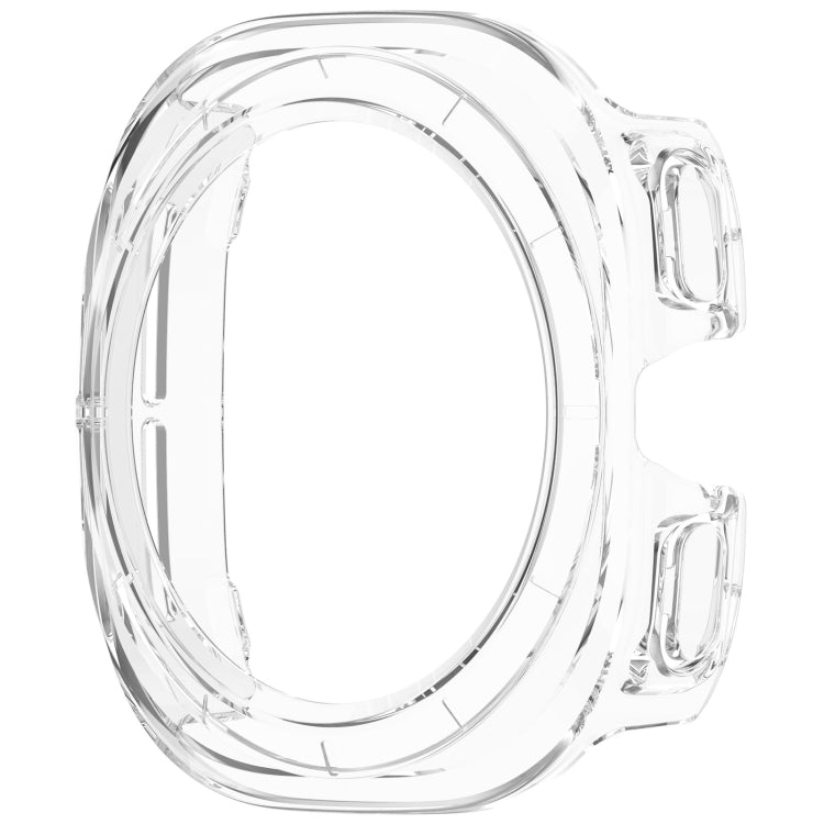 For Samsung Galaxy Watch Ultra 47mm Half Coverage Hollowed PC Watch Protective Case(Transparent White) - free shipping - PMC Jewellery - Order now!