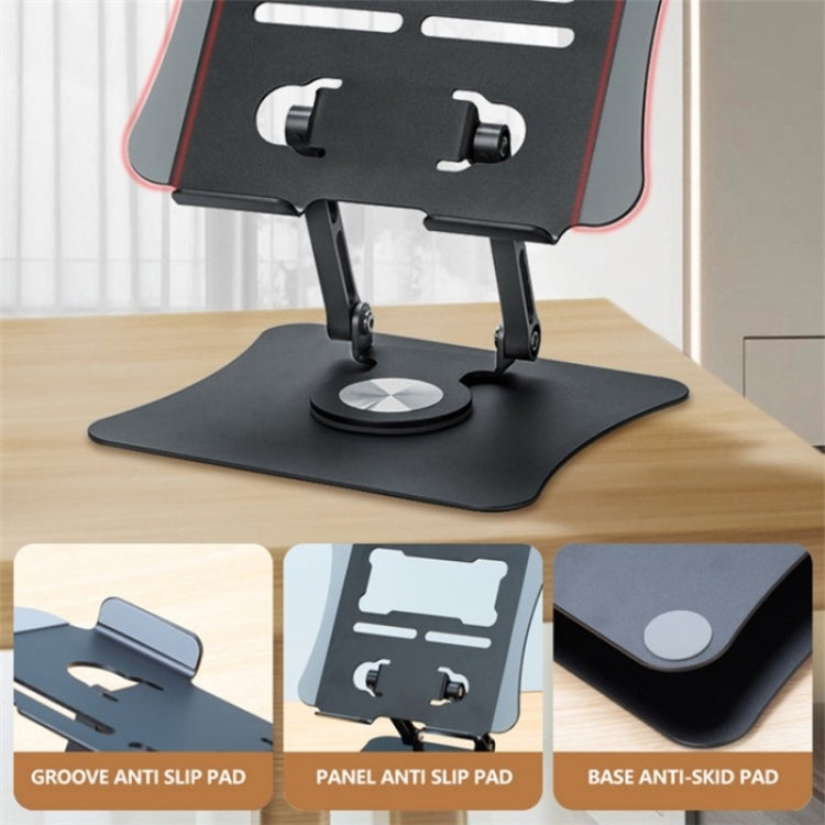 G69 Heat Dissipation Rotatable Notebook Desktop Stand Aluminum Alloy Foldable Laptop Bracket(Grey) - Laptop Stand by PMC Jewellery | Online Shopping South Africa | PMC Jewellery | Buy Now Pay Later Mobicred