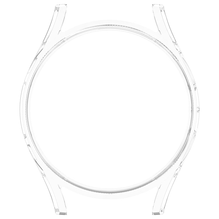 For Sansung Galaxy Watch 7 40mm Half Pack Hollow PC Watch Protective Case(Transparent White) - Watch Cases by PMC TechLife | Online Shopping South Africa | PMC TechLife | Buy Now Pay Later Mobicred