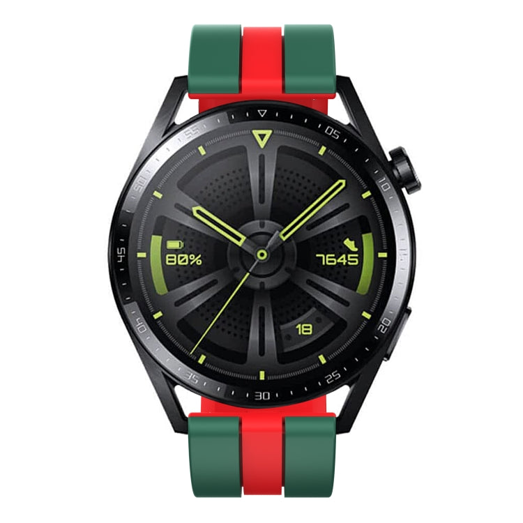 For Amazfit Pop 20mm Two-Color Sports Silicone Watch Band(Black+Grey) - free shipping - PMC TechLife - Order now!