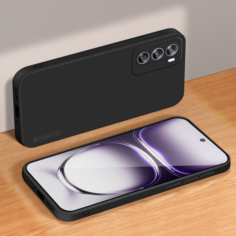 For OPPO Reno12 Global PINWUYO Sense Series Liquid Silicone TPU Phone Case(Black) - free shipping - PMC Jewellery - Order now!