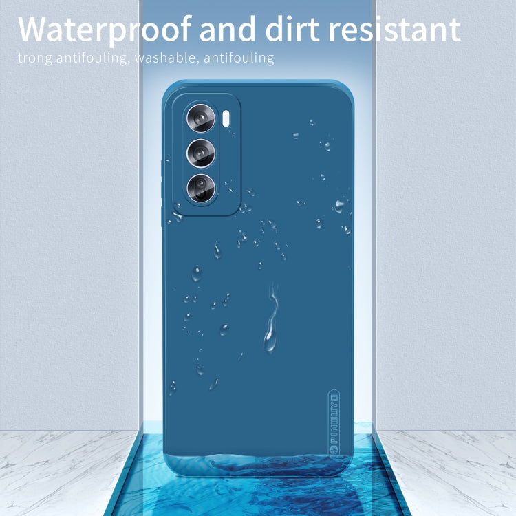 For OPPO Reno12 Global PINWUYO Sense Series Liquid Silicone TPU Phone Case(Black) - free shipping - PMC Jewellery - Order now!