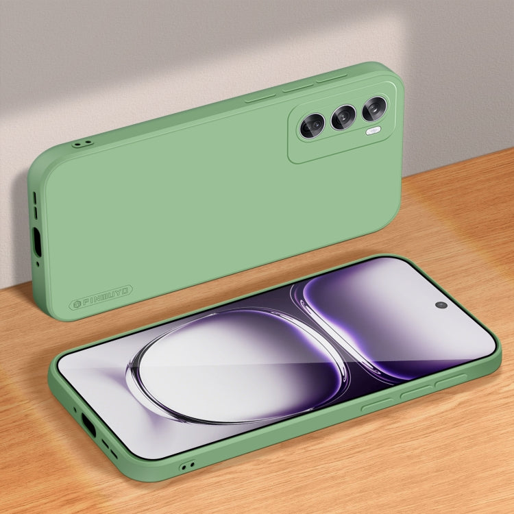 For OPPO Reno12 Global PINWUYO Sense Series Liquid Silicone TPU Phone Case(Green) - free shipping - PMC Jewellery - Order now!