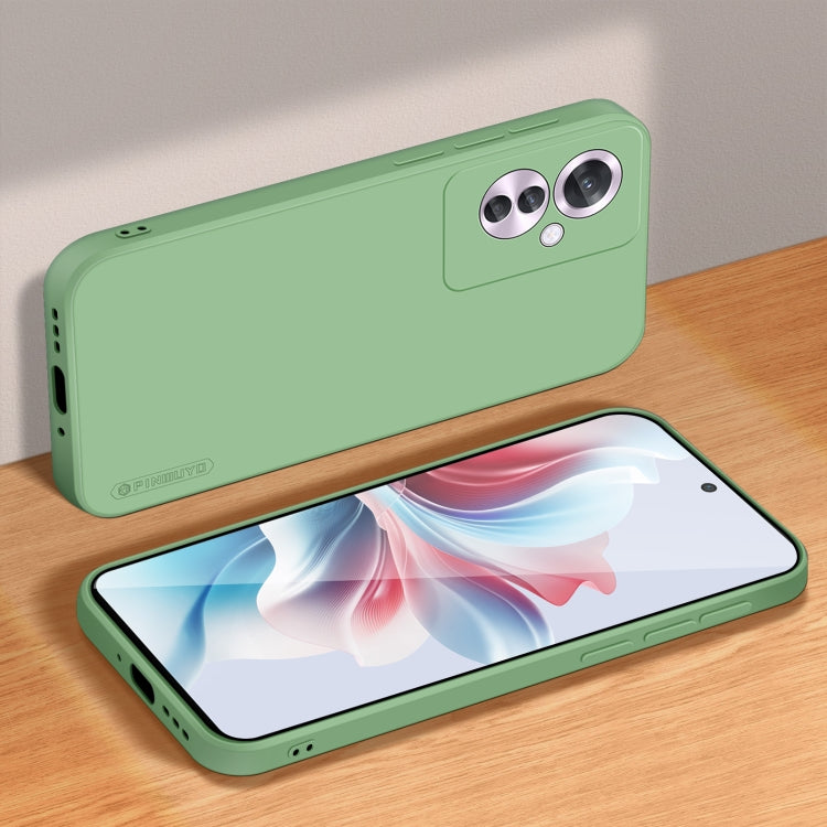 For OPPO Reno11 F PINWUYO Sense Series Liquid Silicone TPU Phone Case(Green) - free shipping - PMC Jewellery - Order now!