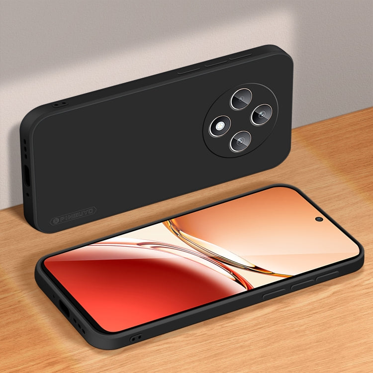 For OPPO Reno12 F PINWUYO Sense Series Liquid Silicone TPU Phone Case(Black) - free shipping - PMC Jewellery - Order now!
