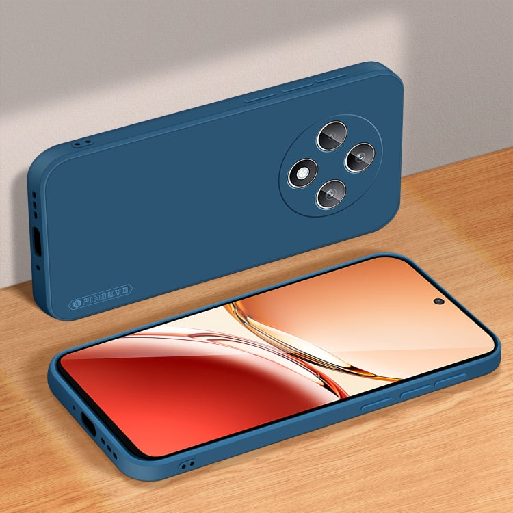 For OPPO Reno12 F PINWUYO Sense Series Liquid Silicone TPU Phone Case(Blue) - free shipping - PMC Jewellery - Order now!