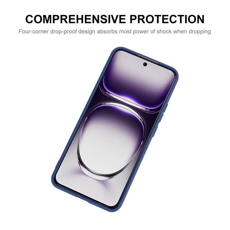 For OPPO Reno12 ENKAY Liquid Silicone Soft Shockproof Phone Case(Black) - OPPO Cases by ENKAY | Online Shopping South Africa | PMC Jewellery | Buy Now Pay Later Mobicred