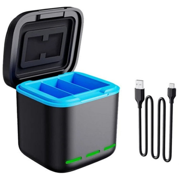 GP-910 3-Battery Charging Box Storage Case For GoPro Hero11 /10 /9 - Charger by PMC TechLife | Online Shopping South Africa | PMC TechLife | Buy Now Pay Later Mobicred