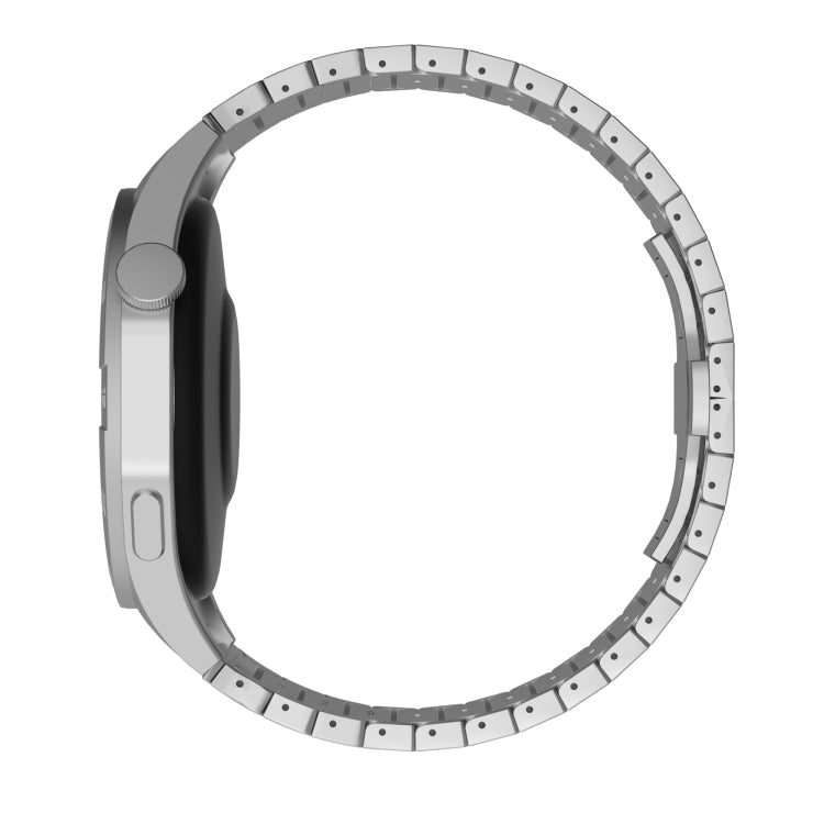 For Samsung Galaxy Watch Gear S3 Classic 22mm One Bead Paint Butterfly Buckle Alloy Watch Band(Silver) - free shipping - PMC TechLife - Order now!