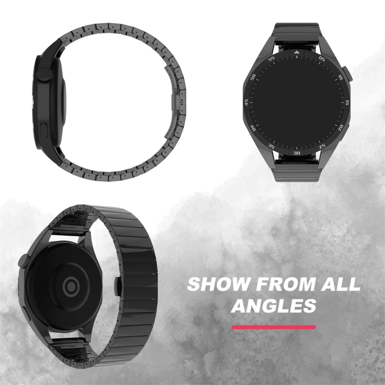 For Xiaomi Watch S2 22mm One Bead Paint Butterfly Buckle Alloy Watch Band(Silver) - free shipping - PMC TechLife - Order now!