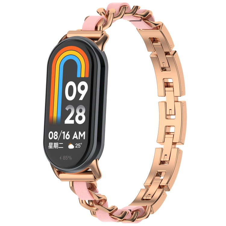 For Xiaomi Smart Band 9 / 9 NFC Fashion Bracelet Metal Watch Band(Rose Gold) - free shipping - PMC TechLife - Order now!